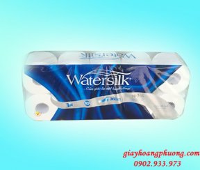 Giấy vệ sinh Watersilk 36m - Giấy Hoàng Phương - Công Ty TNHH Đầu Tư  Phát Triển Giấy Hoàng Phương